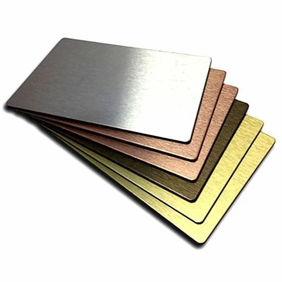 4mm Metallic Champagne Gold Color Acm Panel